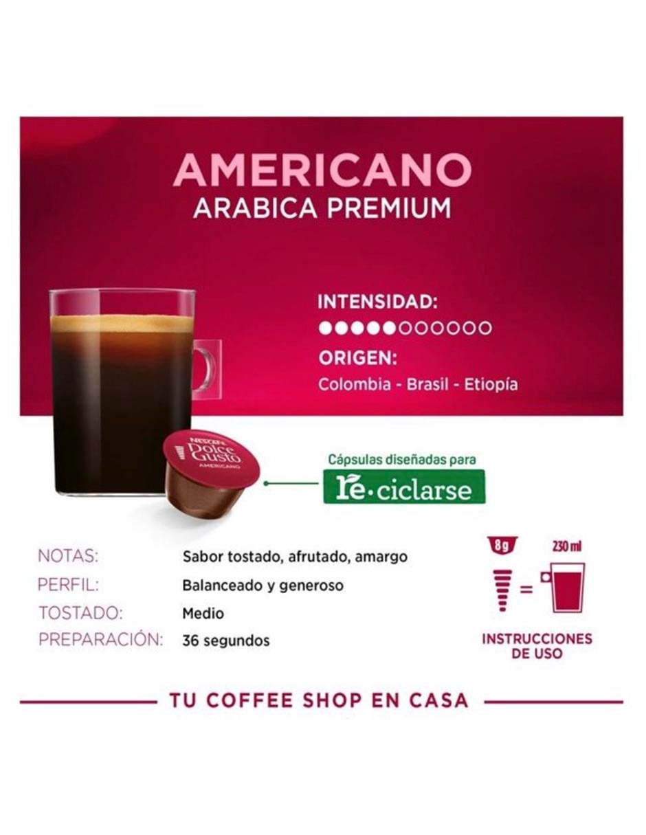 Cápsulas de café americano 10 capsulas 4