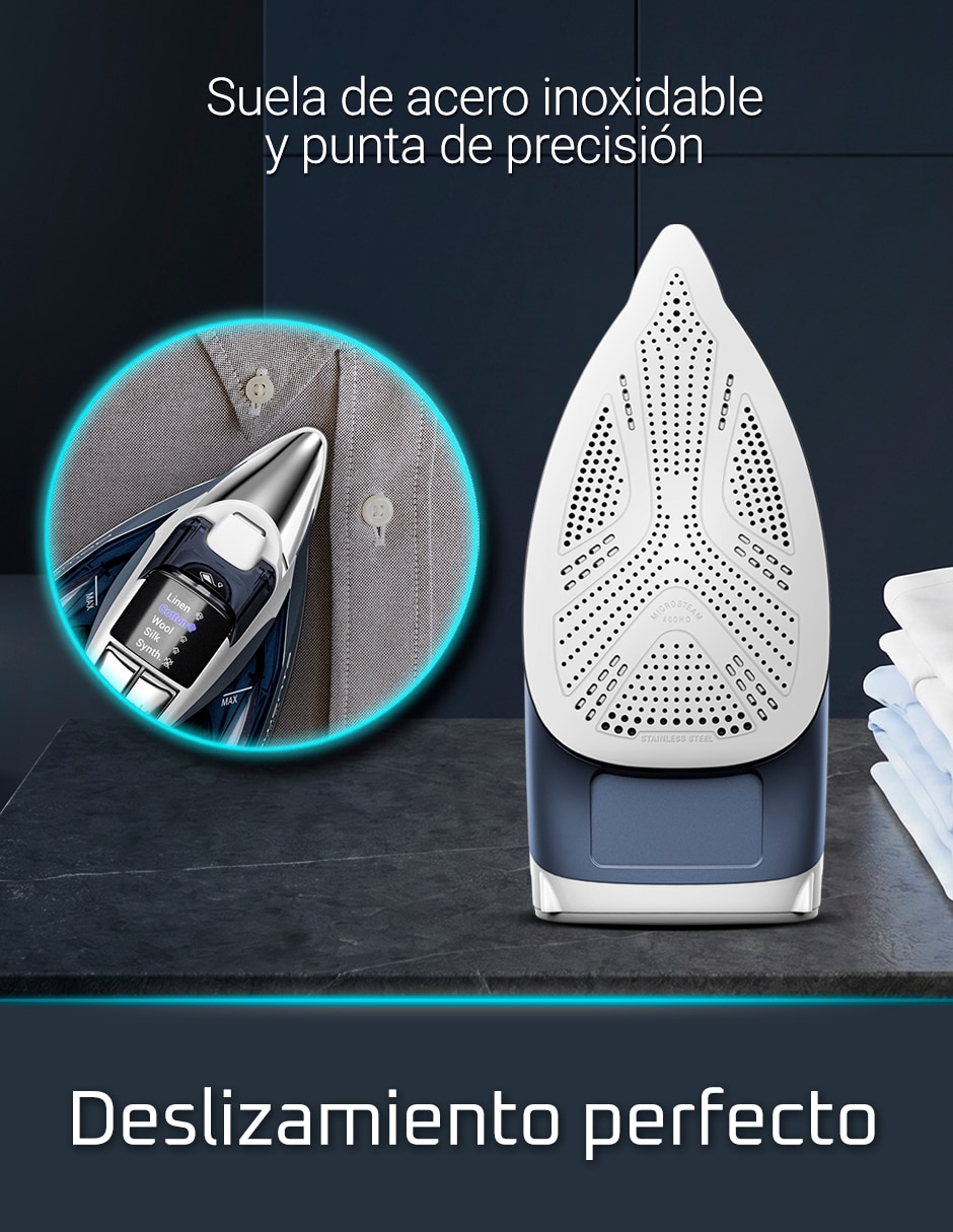 Plancha DW5382U1 suela acero inoxidable 6