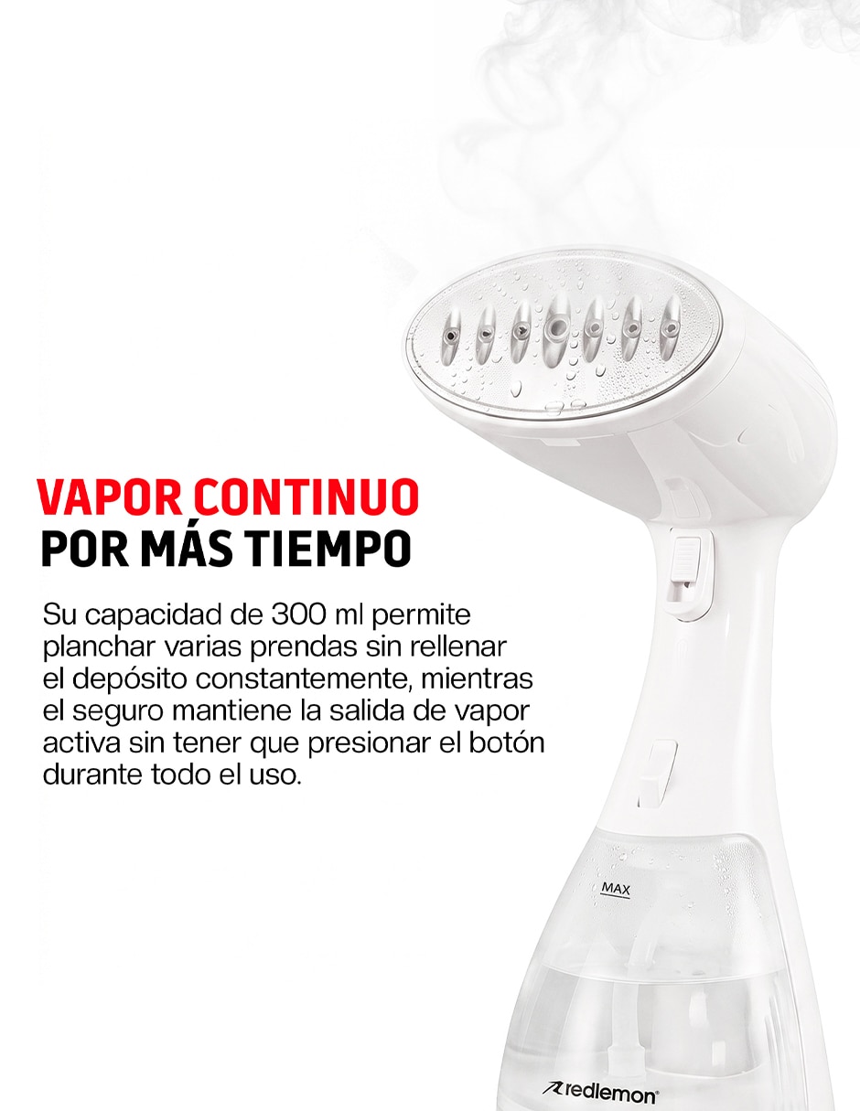 Plancha portátil de vapor suela acero inoxidable 5