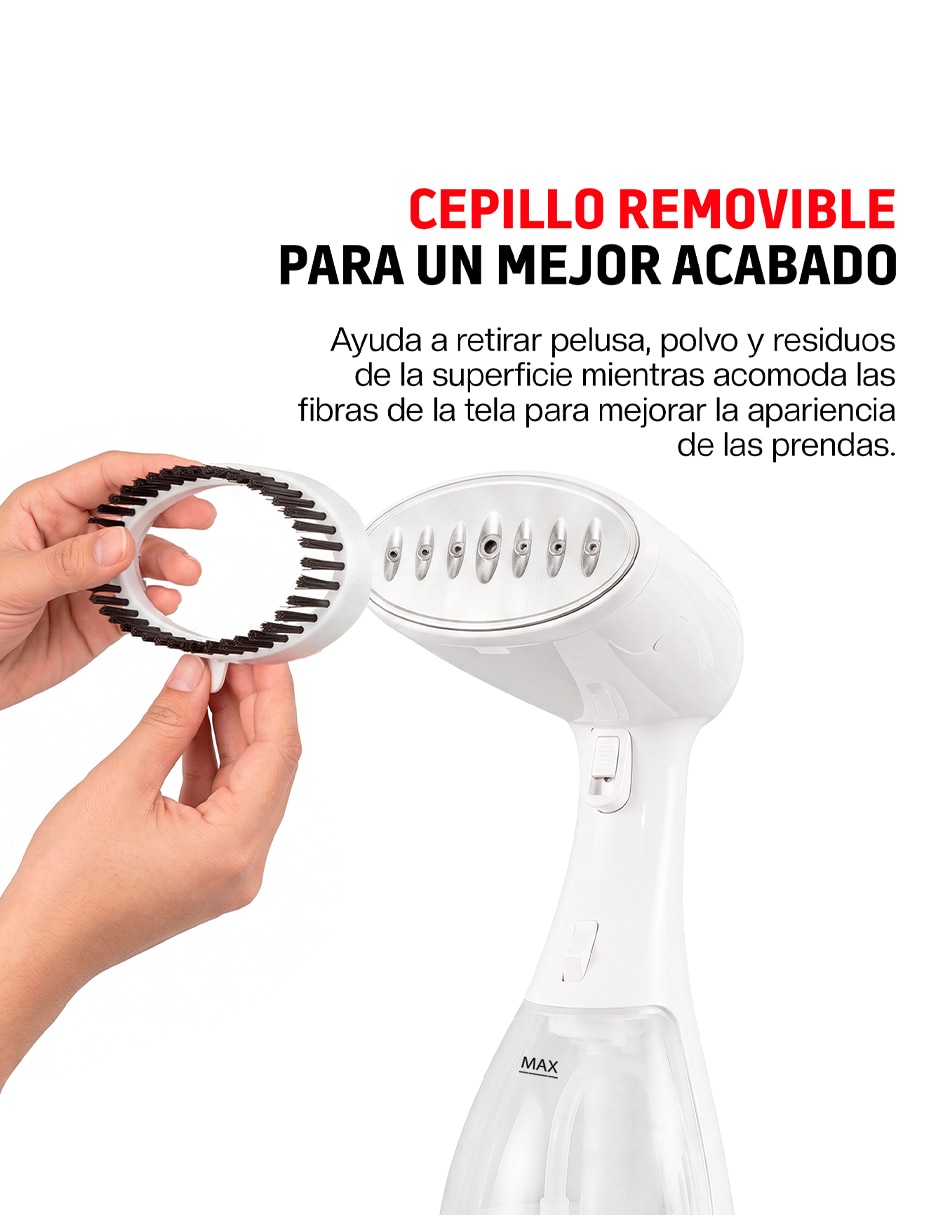 Plancha portátil de vapor suela acero inoxidable 7