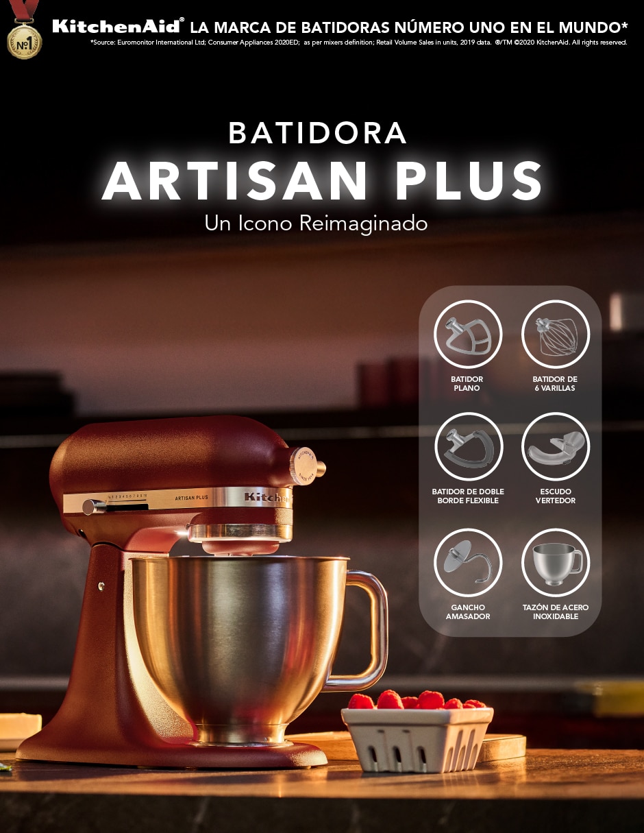Batidora pedestal 11 velocidades KSM50PKVXSO 5
