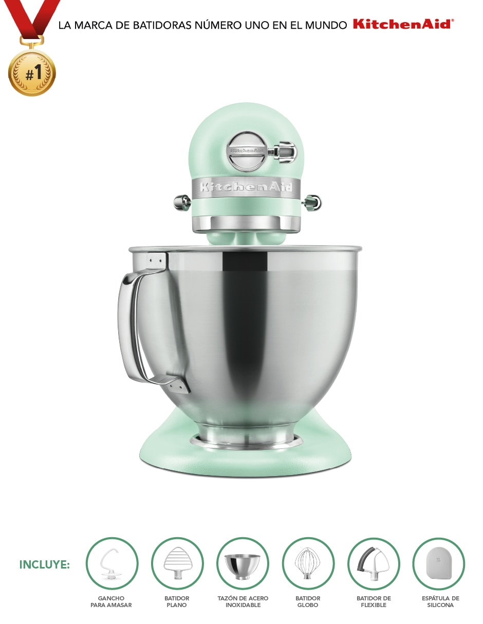Batidora pedestal 10 velocidades KSM195PSSD 2