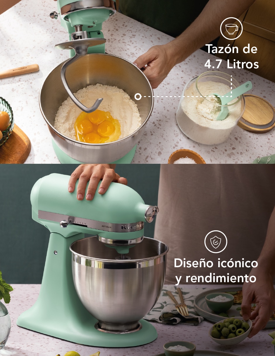 Batidora pedestal 10 velocidades KSM195PSSD 5