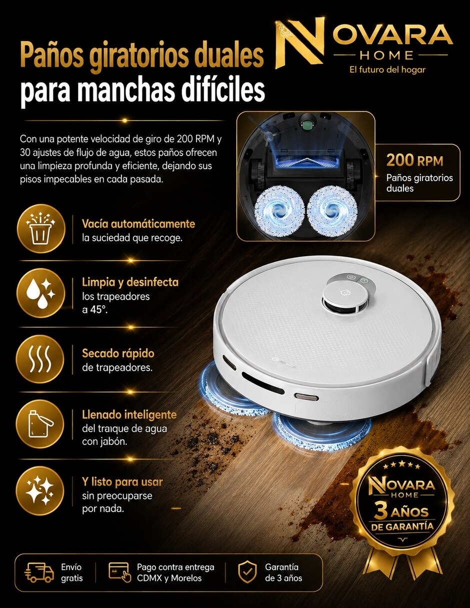 Aspiradora robot M3 4