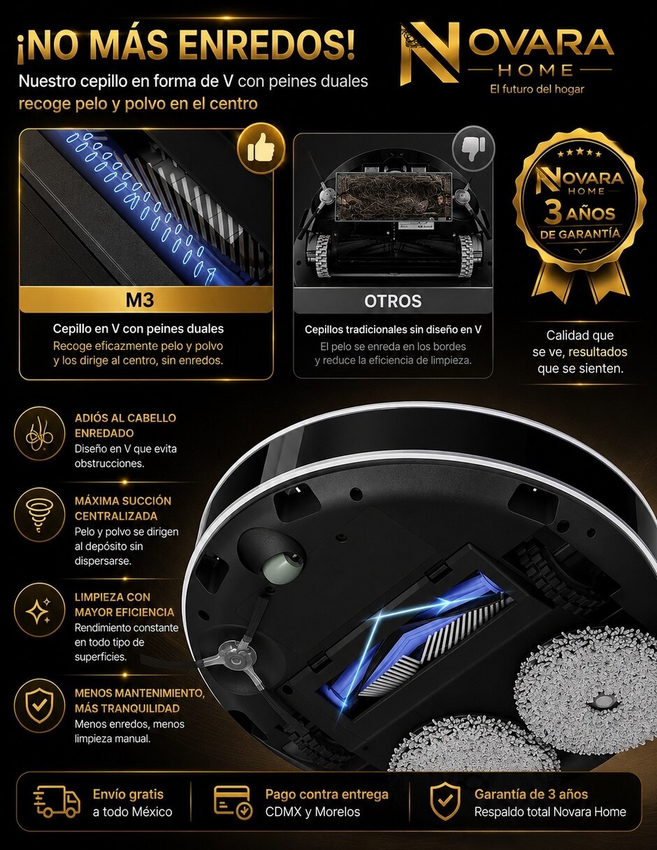 Aspiradora robot M3 6