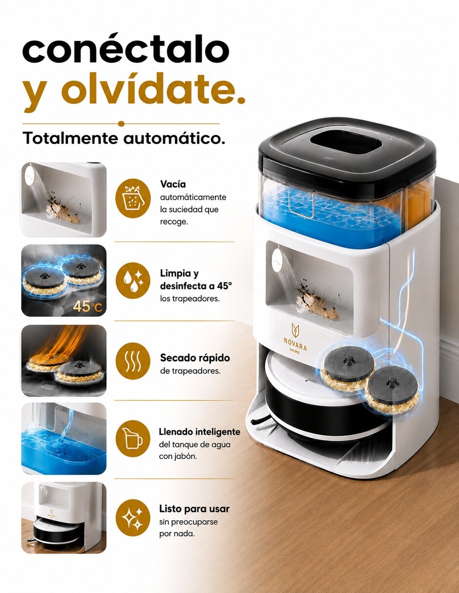 Aspiradora robot M3 8