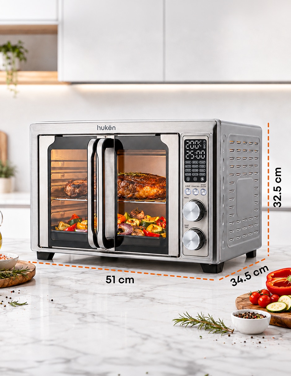 Horno eléctrico freidora 30 L 8