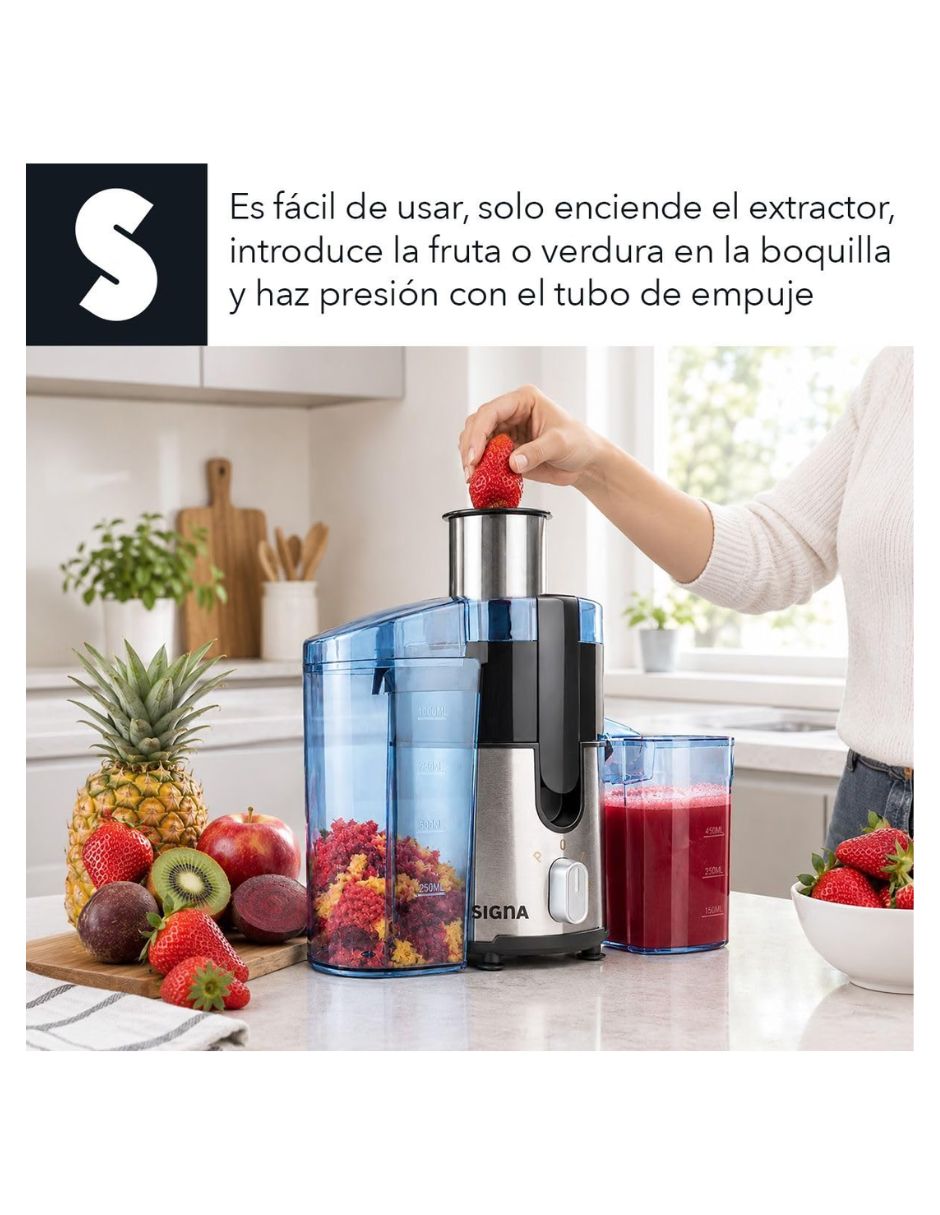 Extractor de jugo 600 W 6
