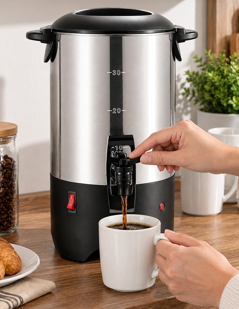 Cafetera percoladora 20 tazas 5