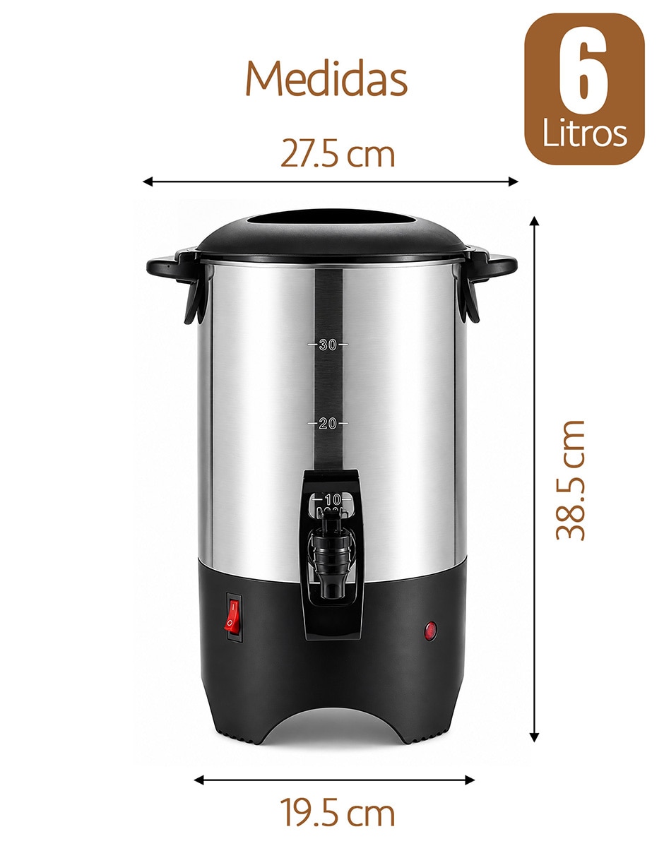 Cafetera percoladora 20 tazas 7