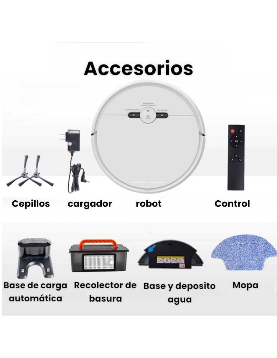 Aspiradora robot X3 1 litro 8