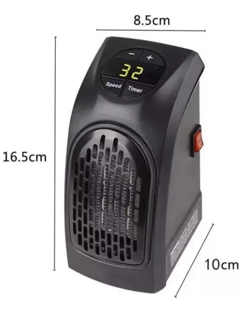 Calefactor portátil de pared eléctrico de 110 v - 220 v