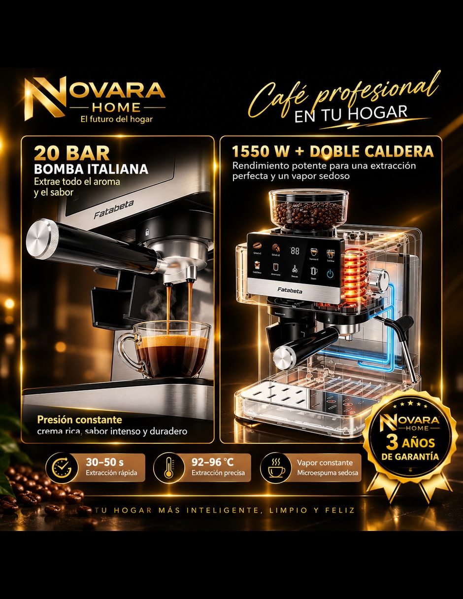 Cafetera con molino espresso 2