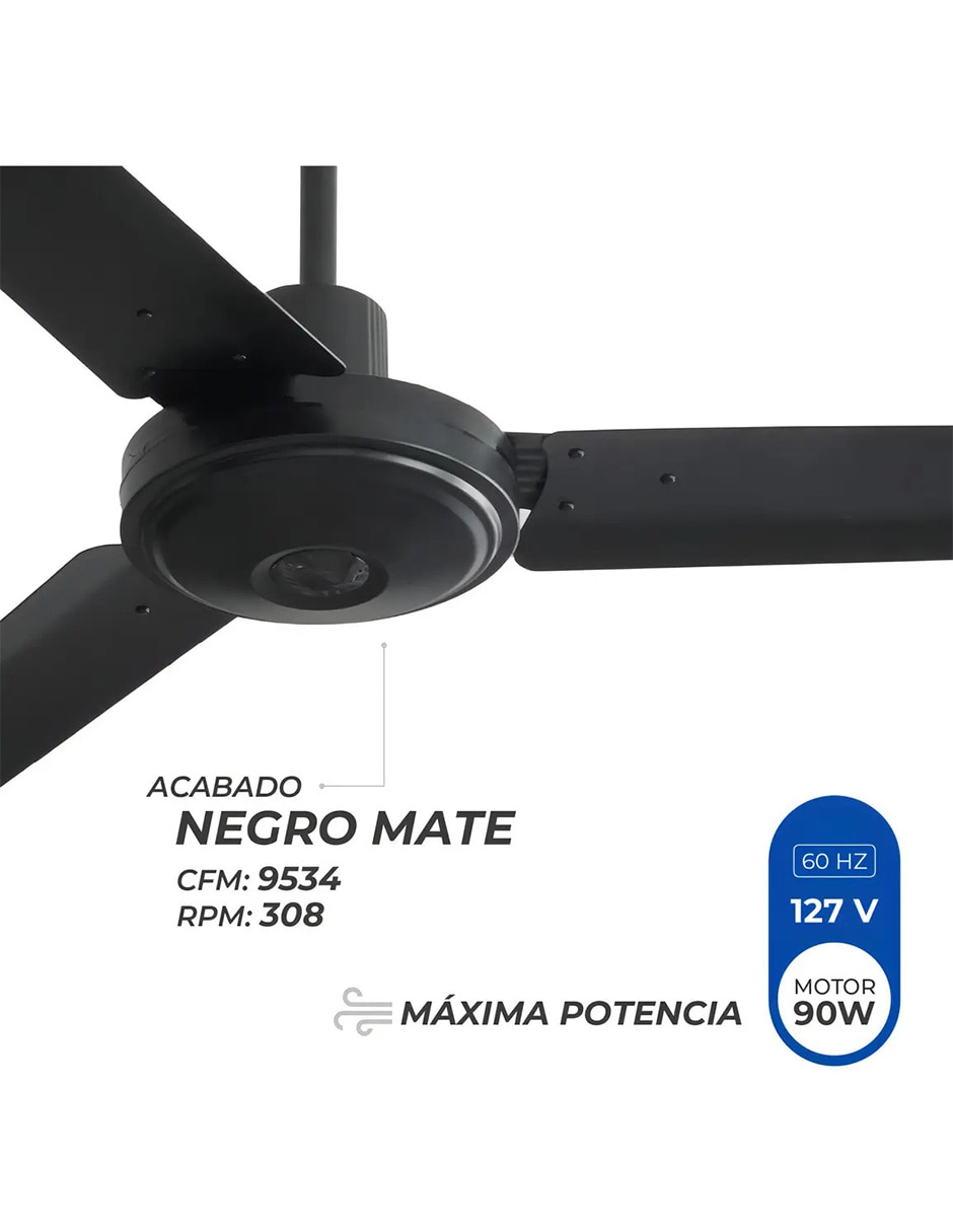 Ventilador de techo No velocidades 4