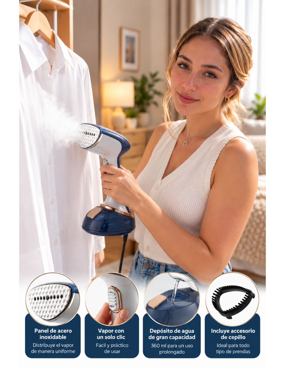 Central de vapor IQ11046 suela Acero inoxidable 3