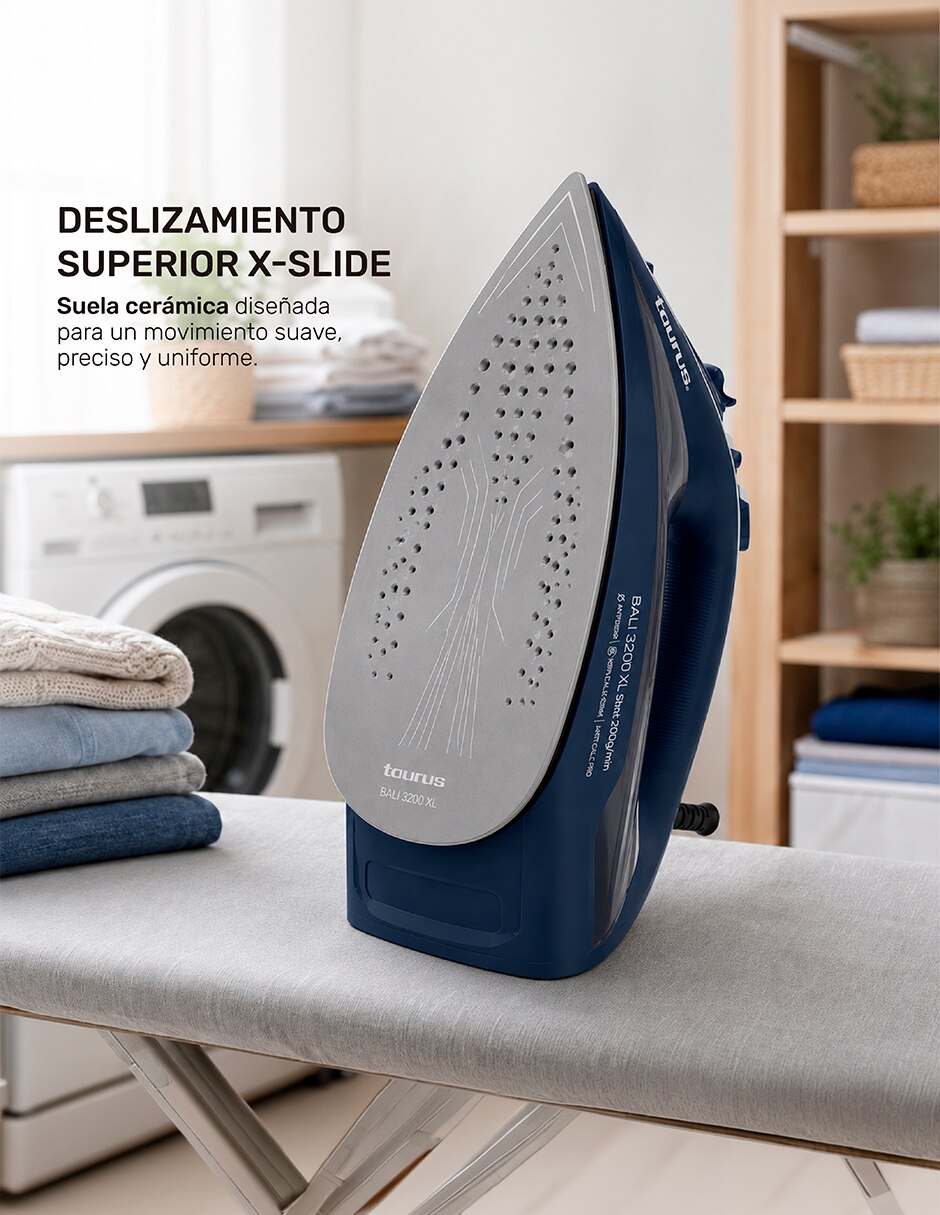 Plancha planchas de vapor bali 3200 xl suela cerámica 6