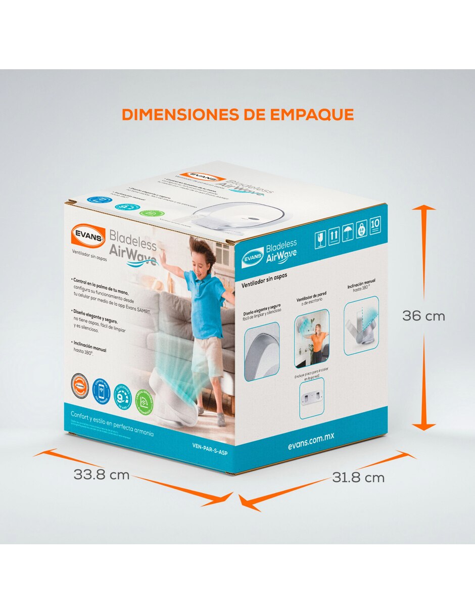 Ventilador de pared No velocidades 6