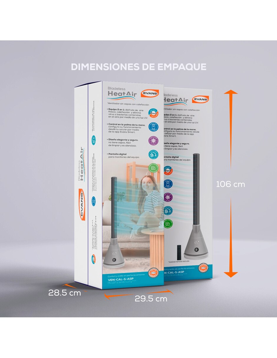 Ventilador de torre No velocidades 6
