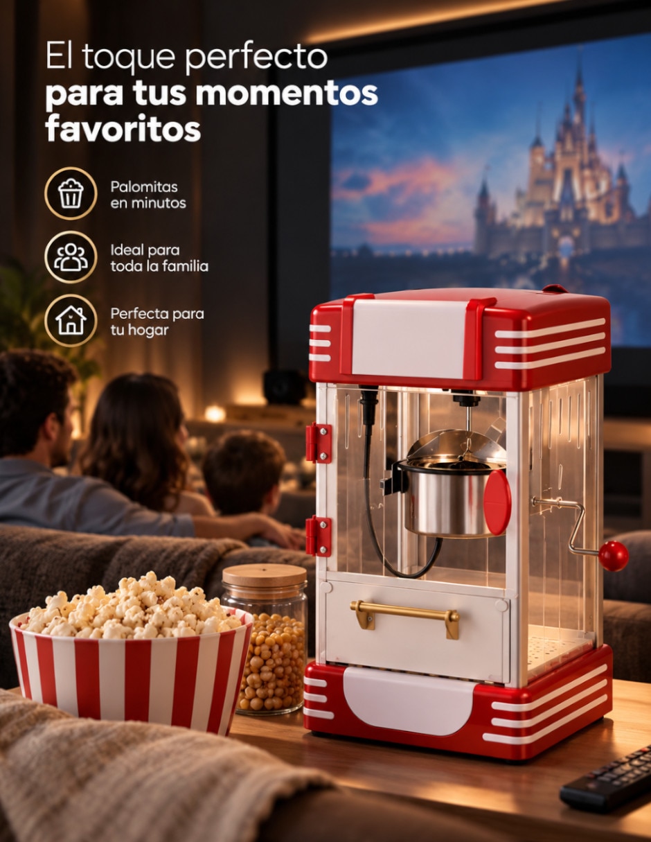 Máquina palomitas Modelo Rojo 4