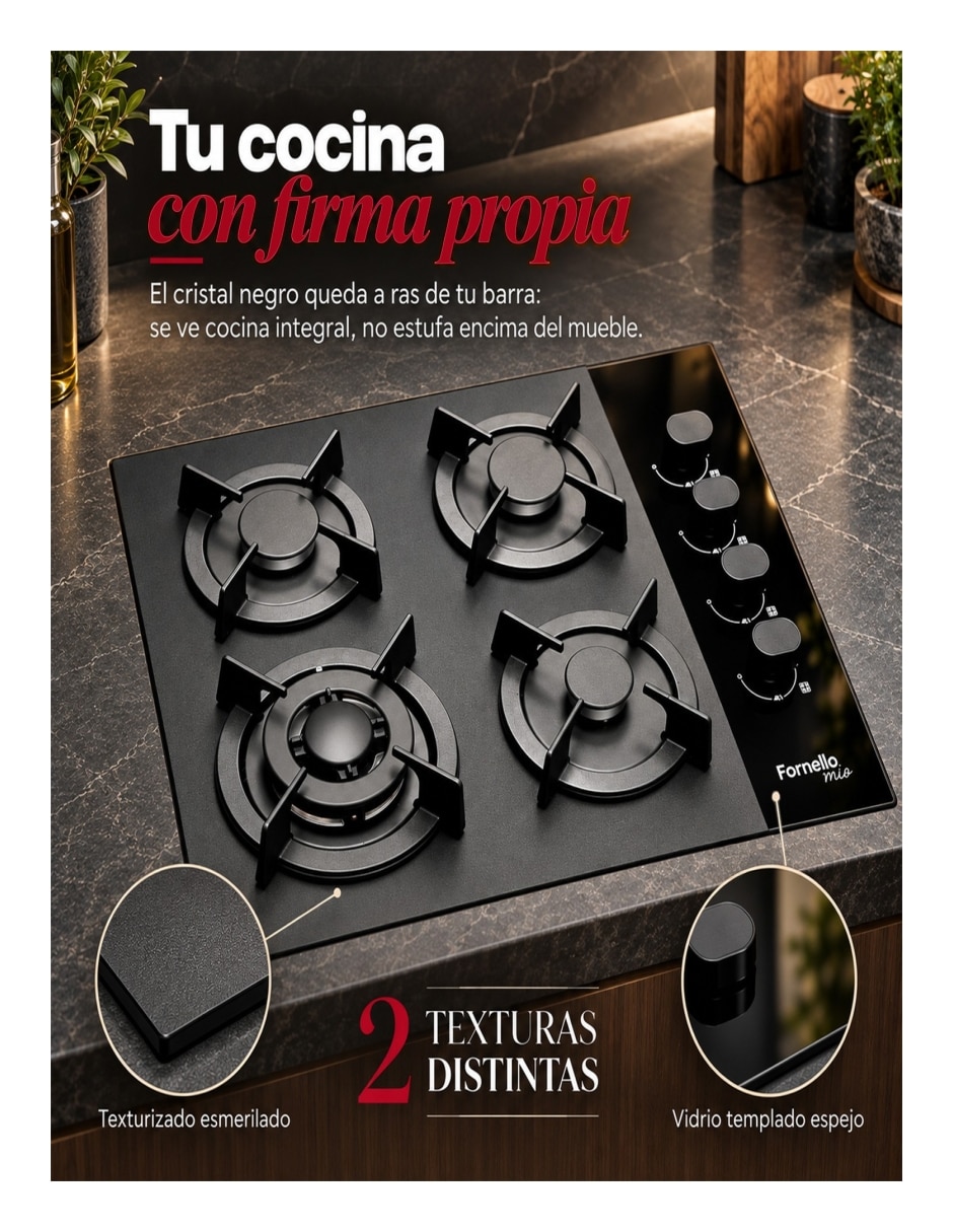 Parrilla eléctrica mkz-parritmp4neg de acero y vidrio