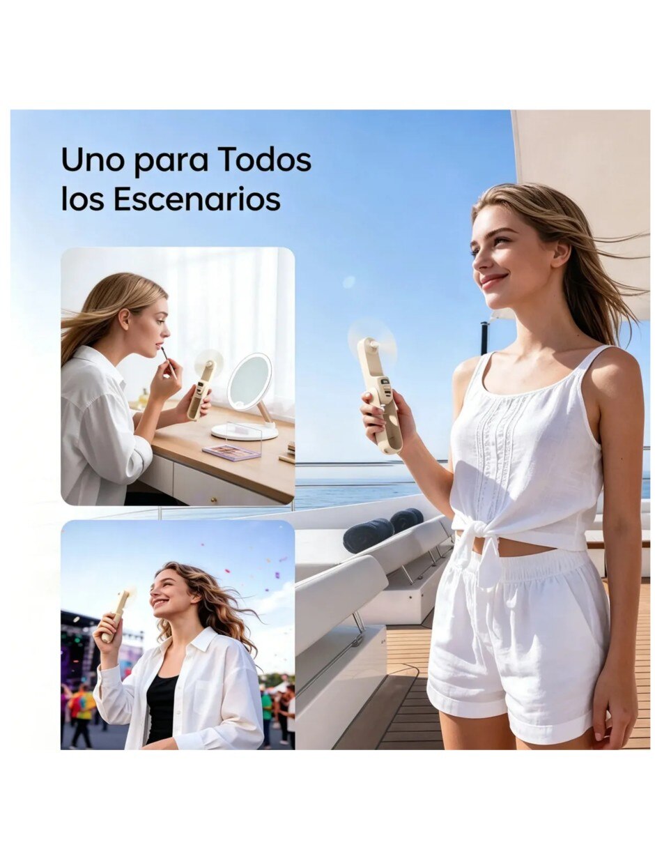 Mini ventilador Sí velocidades 5