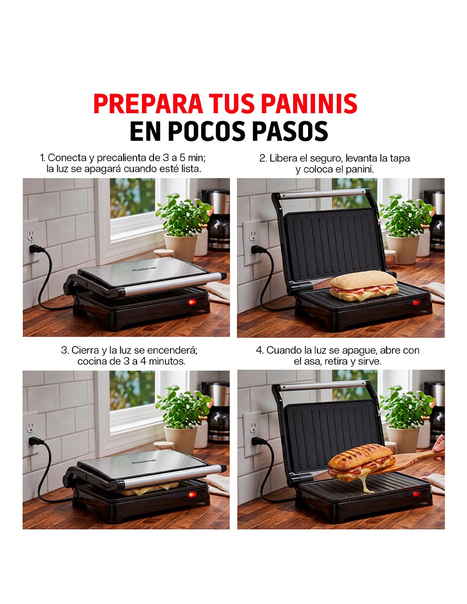 Parrilla eléctrica compacta de aluminio 7