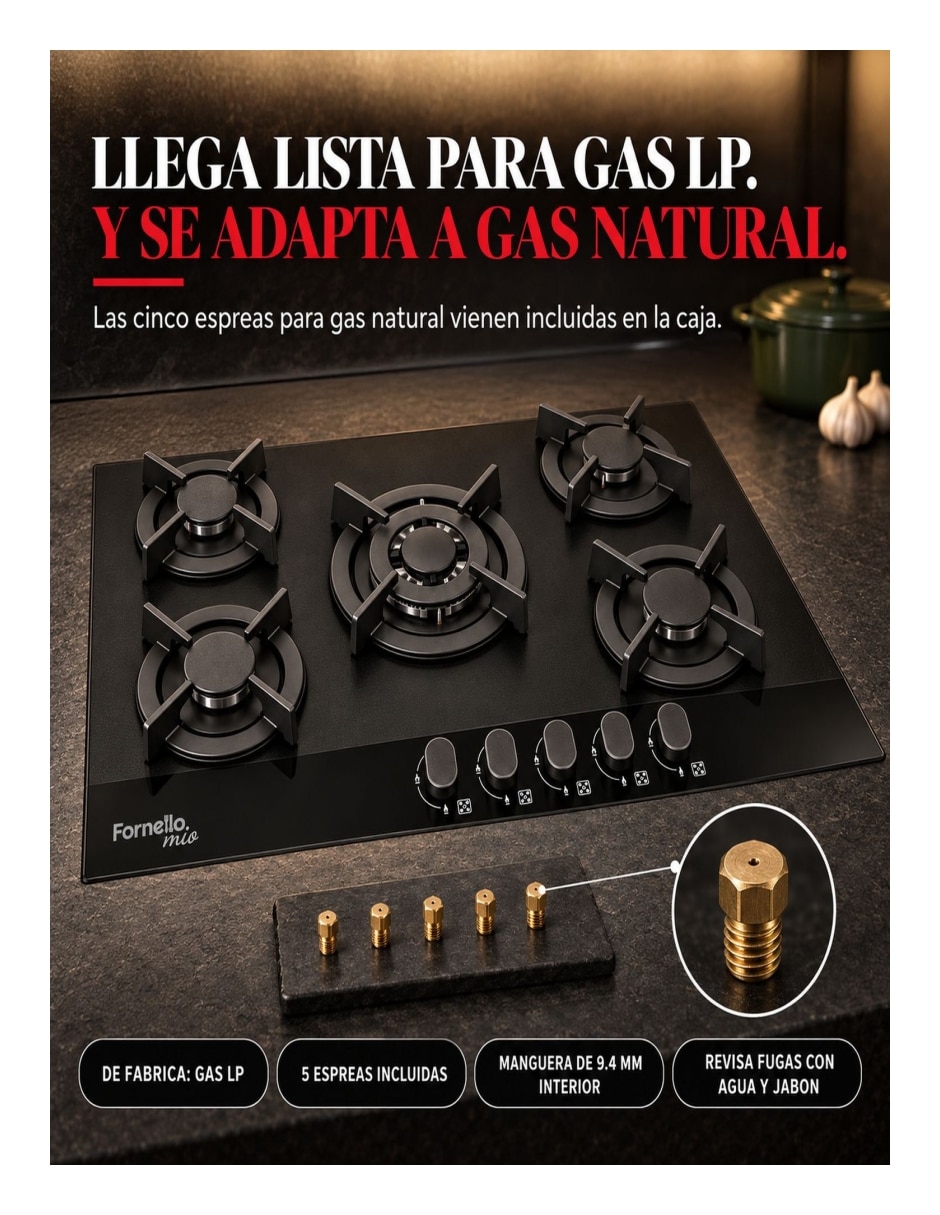 Parrilla eléctrica mkz-grilltmp5neg de acero 5