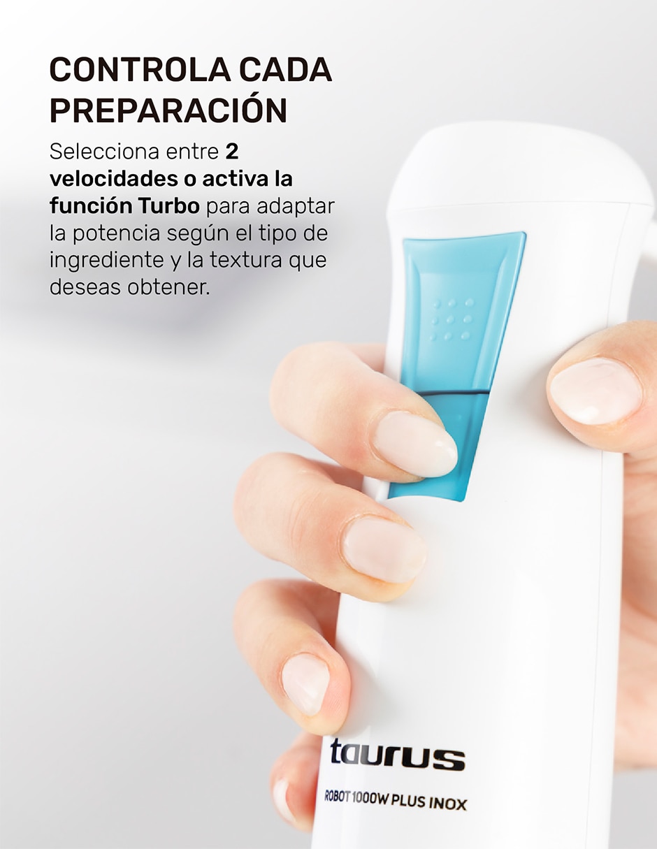 Batidora inmersión 2 velocidades Robot 1000 Plus inox Batidoras de inmersión 9