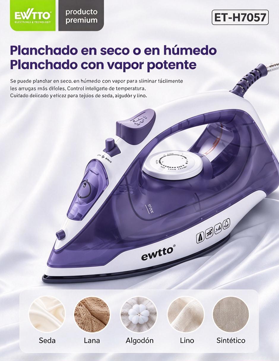 Central de vapor et-h7057 suela aeroceramic 3