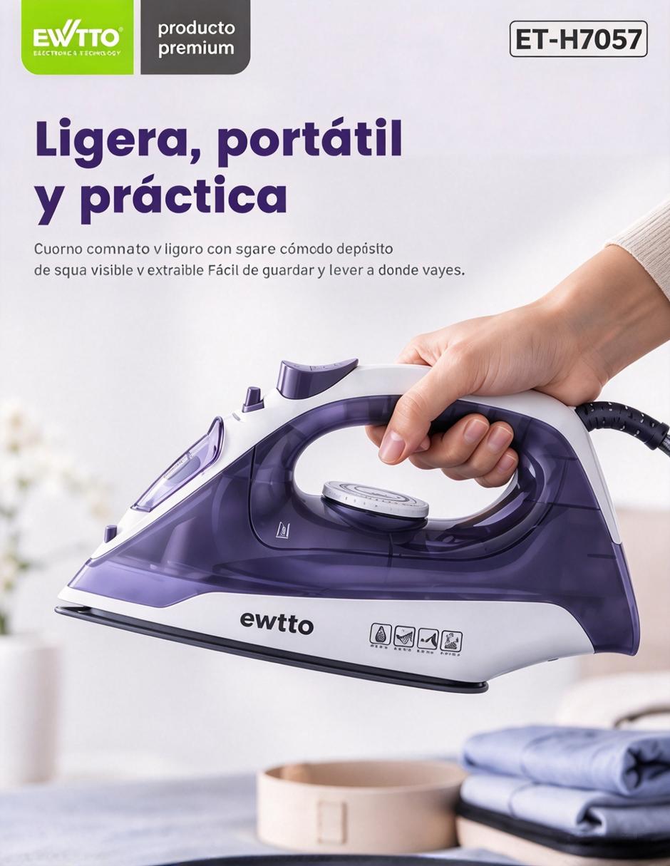 Central de vapor et-h7057 suela aeroceramic 4