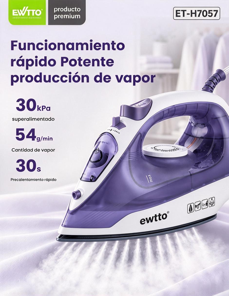 Central de vapor et-h7057 suela aeroceramic 5