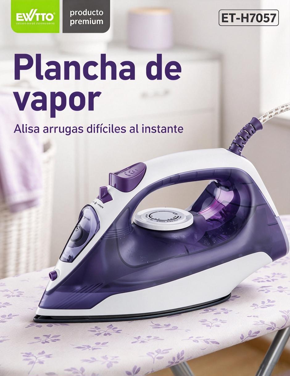 Central de vapor et-h7057 suela aeroceramic 7