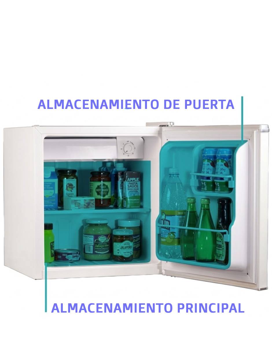 Mini frigobar electrodoméstico bcrk17w cúbicos 5