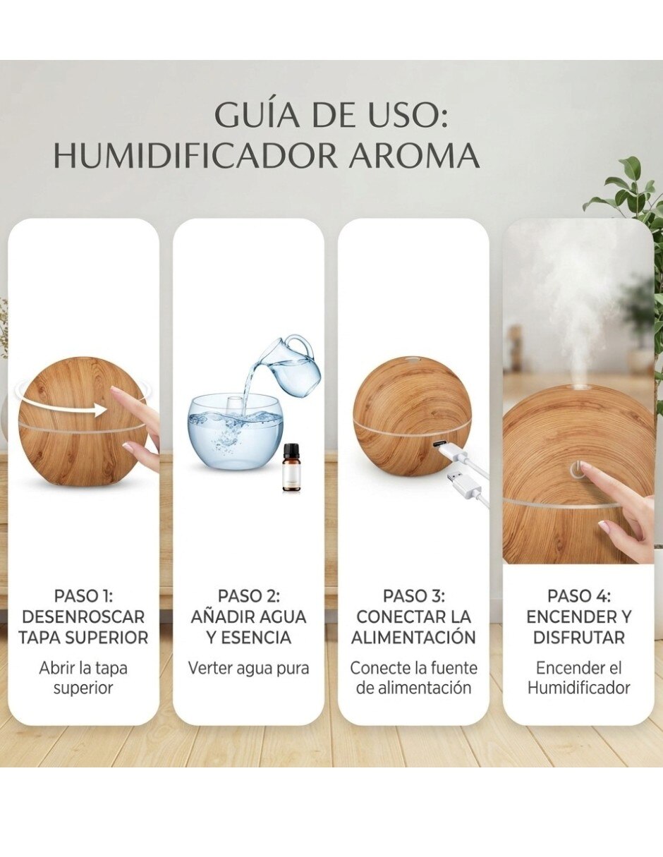 Humidificador incluyen 12 fragancias de 10 ml jsq137 130 ml 3