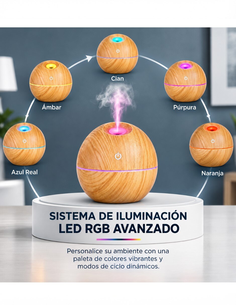 Humidificador incluyen 12 fragancias de 10 ml jsq137 130 ml 6