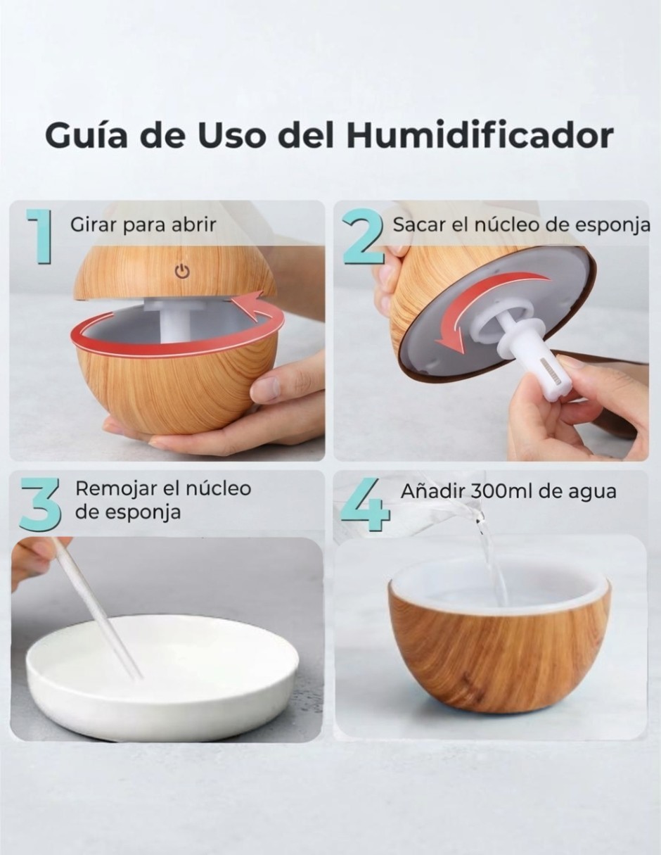Humidificador incluye 12 fragancias de 10 ml jsq278 130 ml 4