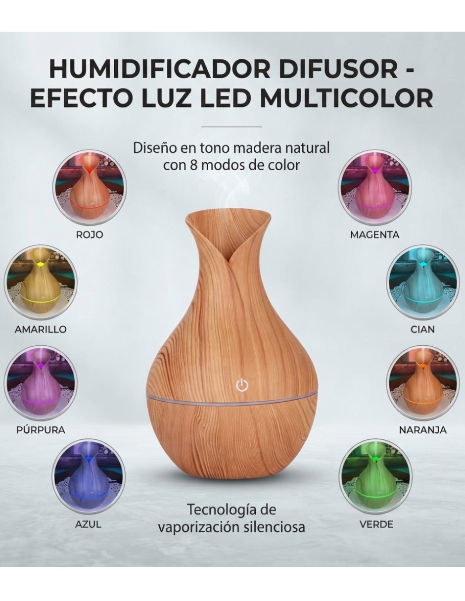 Humidificador incluye 12 fragancias de 10 ml jsq278 130 ml 6