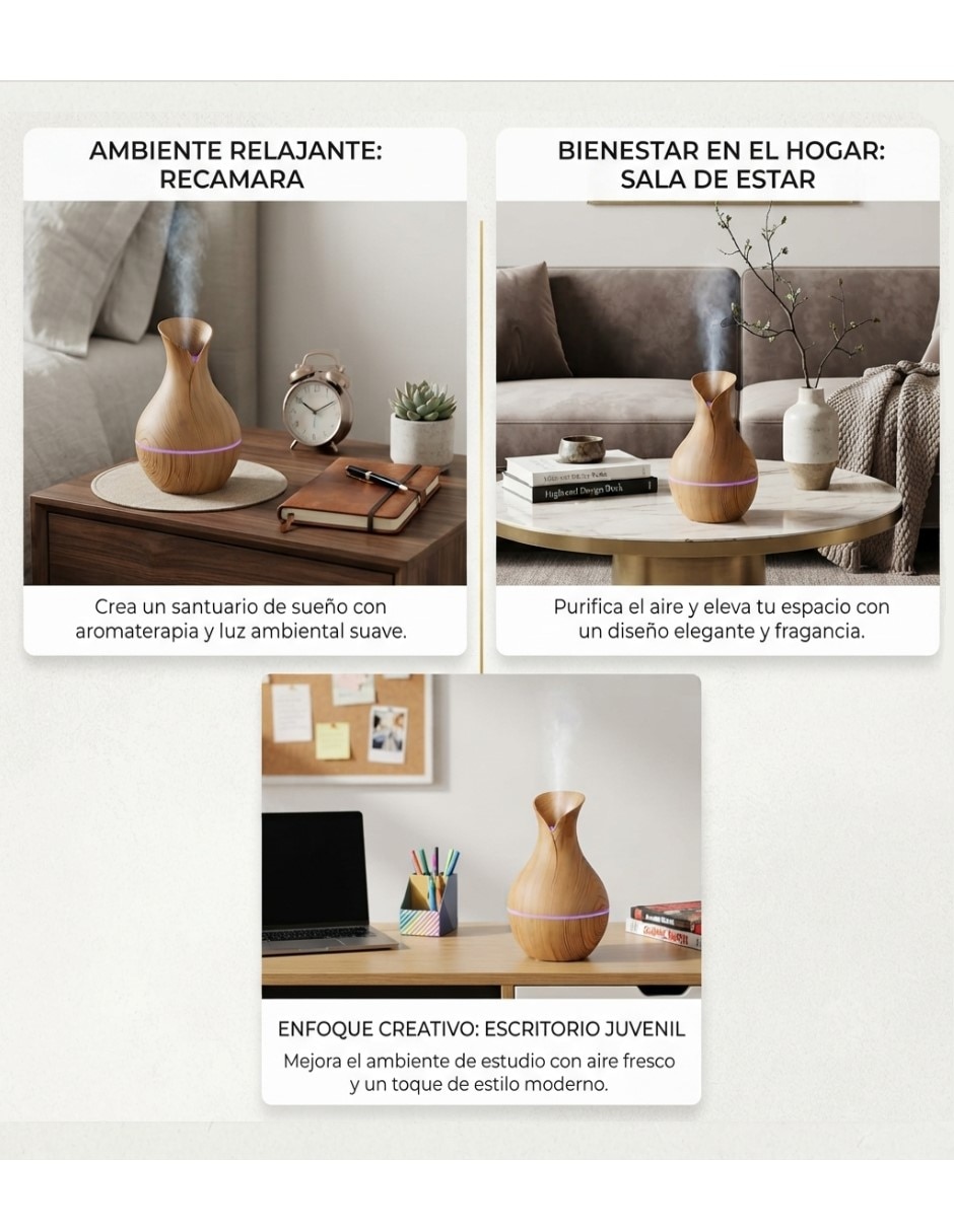 Humidificador incluye 12 fragancias de 10 ml jsq278 130 ml 7