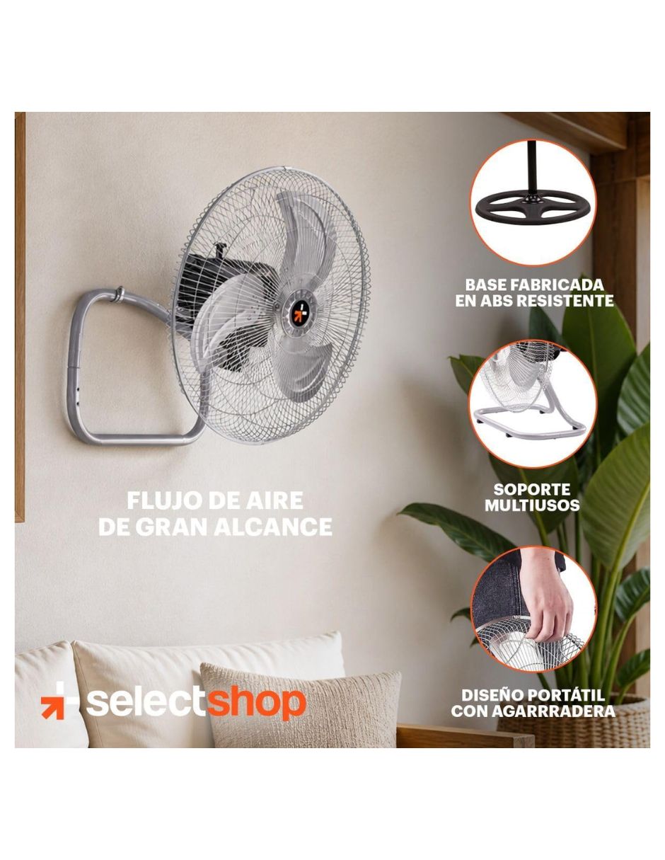 Ventilador 3 en 1 3 velocidades 5